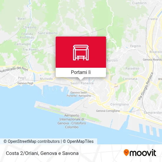 Mappa Costa 2/Oriani