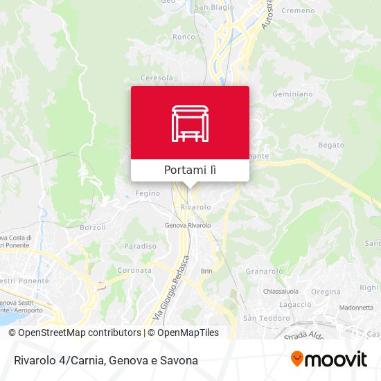 Mappa Rivarolo 4/Carnia