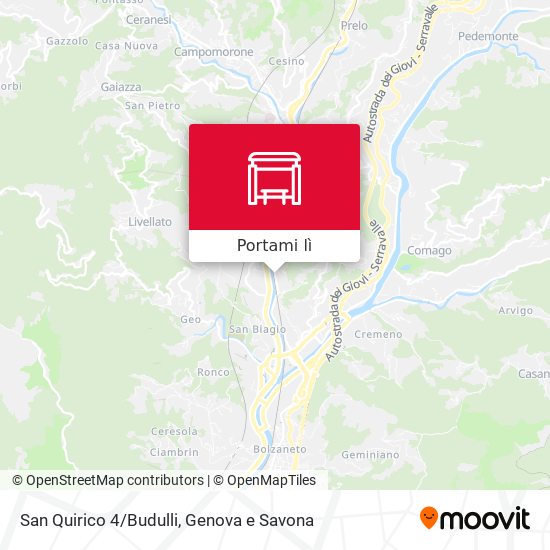 Mappa San Quirico 4/Budulli