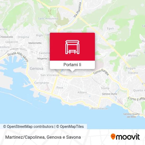 Mappa Martinez/Capolinea