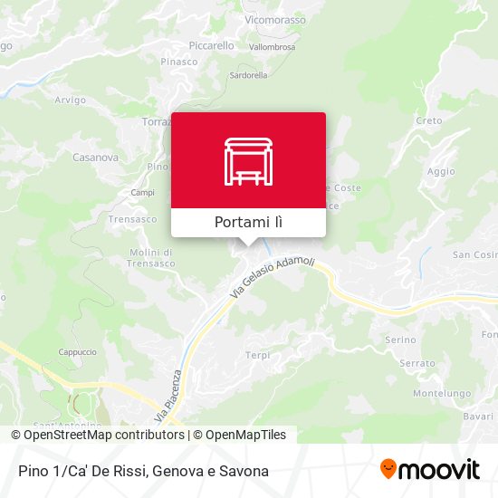 Mappa Pino 1/Ca' De Rissi