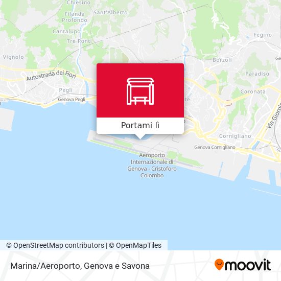 Mappa Marina/Aeroporto