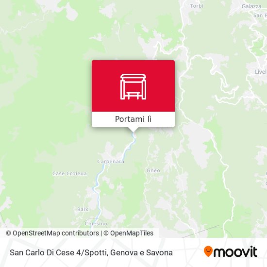 Mappa San Carlo Di Cese 4/Spotti