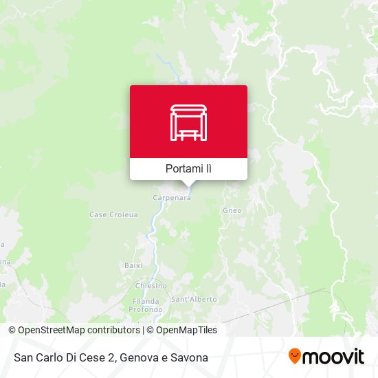 Mappa San Carlo Di Cese 2
