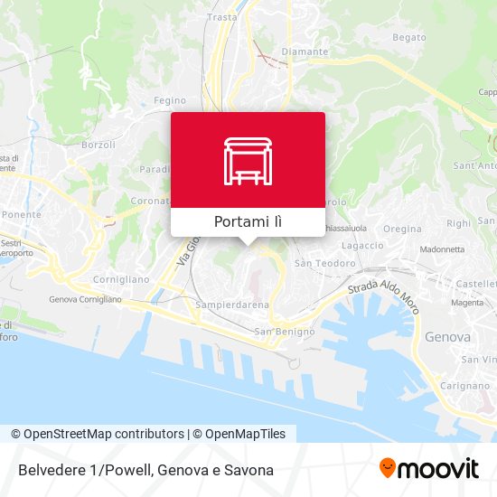 Mappa Belvedere 1/Powell