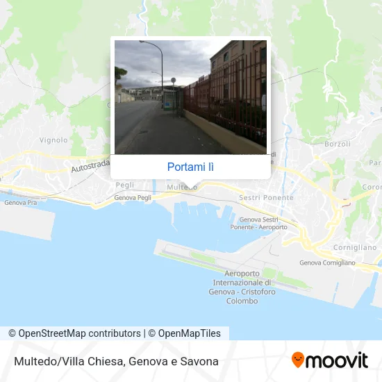 Mappa Multedo/Villa Chiesa
