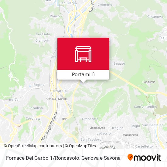Mappa Fornace Del Garbo 1/Roncasolo