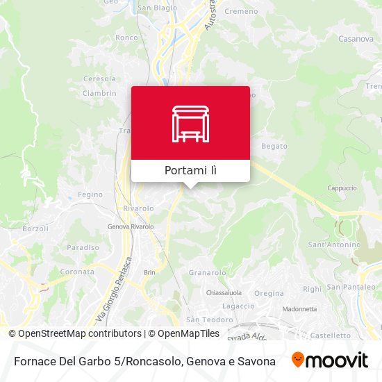 Mappa Fornace Del Garbo 5/Roncasolo