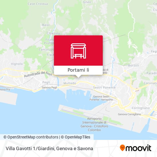 Mappa Villa Gavotti 1/Giardini