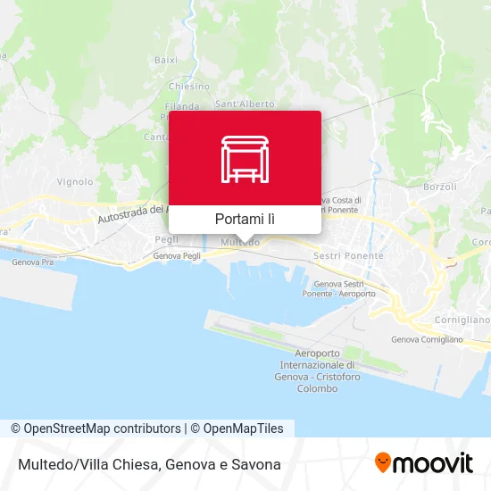 Mappa Multedo/Villa Chiesa