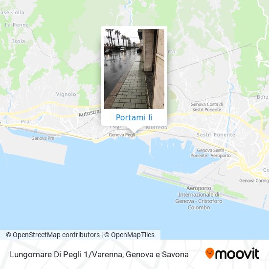 Mappa Lungomare Di Pegli 1/Varenna