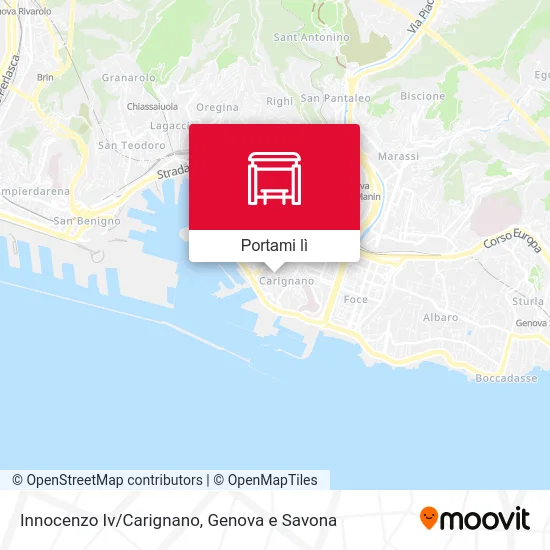 Mappa Innocenzo Iv/Carignano