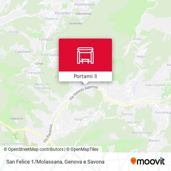 Mappa San Felice 1/Molassana
