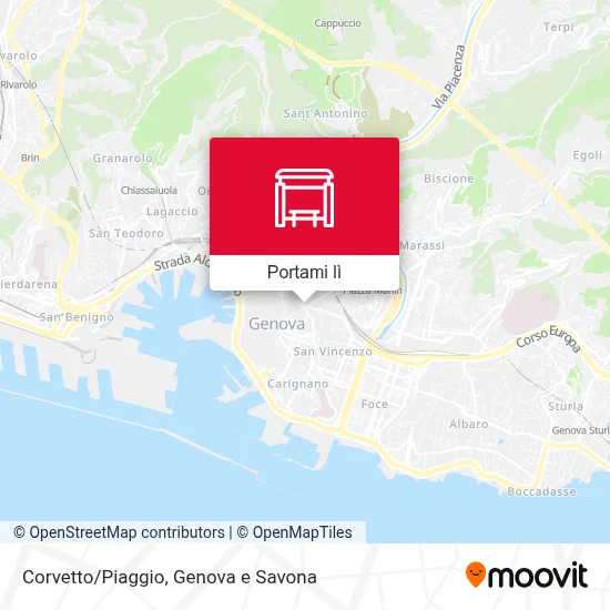 Mappa Corvetto/Piaggio