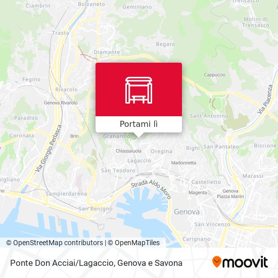 Mappa Ponte Don Acciai/Lagaccio