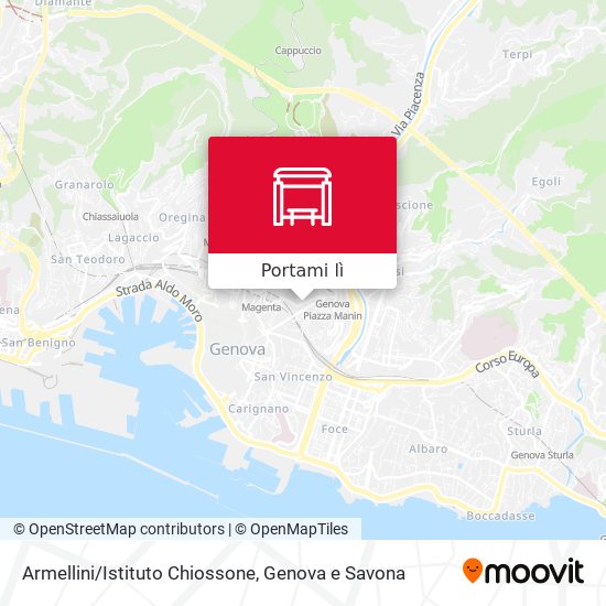 Mappa Armellini/Istituto Chiossone