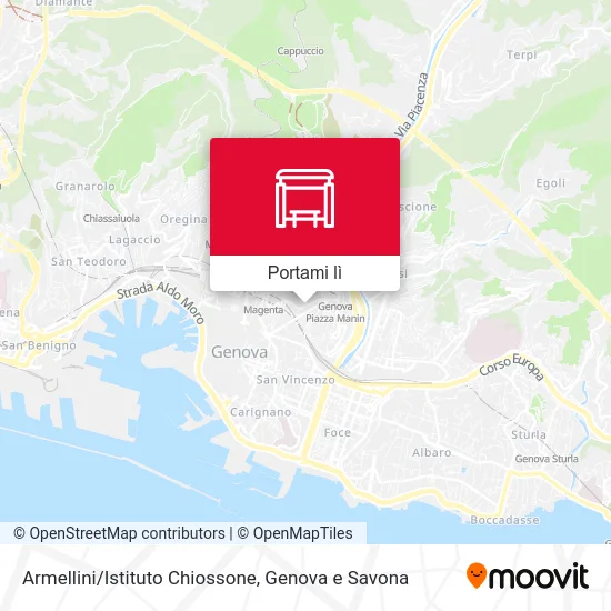 Mappa Armellini/Istituto Chiossone