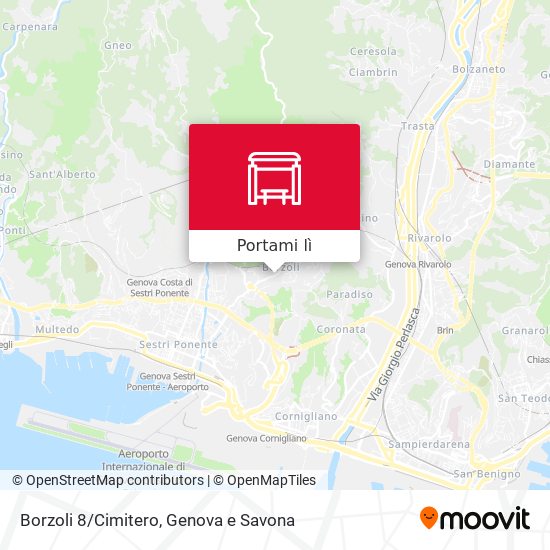Mappa Borzoli 8/Cimitero