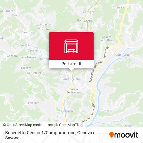 Mappa Benedetto Cesino 1/Campomorone