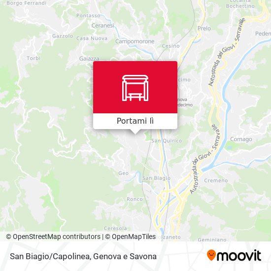 Mappa San Biagio/Capolinea