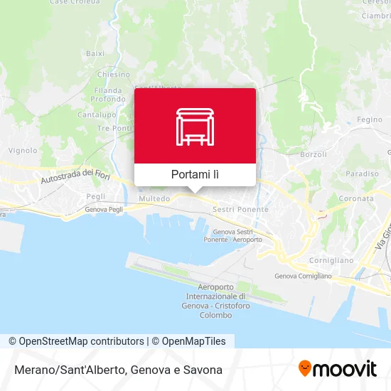 Mappa Merano/Sant'Alberto