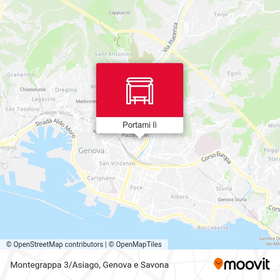 Mappa Montegrappa 3/Asiago