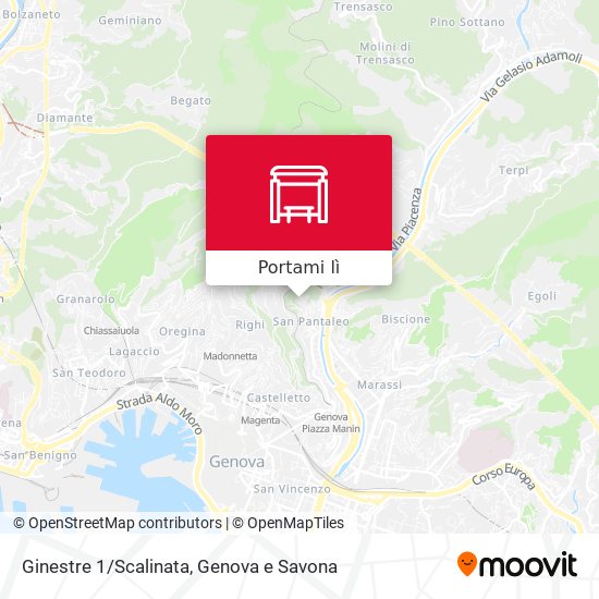 Mappa Ginestre 1/Scalinata