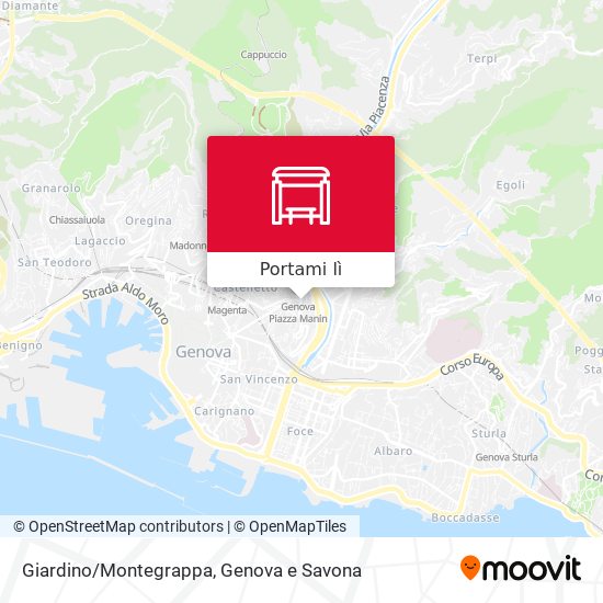Mappa Giardino/Montegrappa