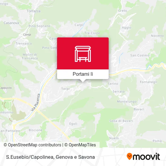 Mappa S.Eusebio/Capolinea