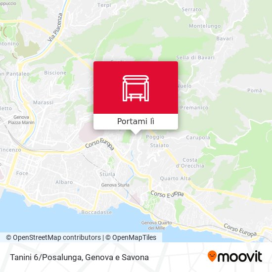 Mappa Tanini 6/Posalunga
