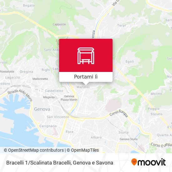 Mappa Bracelli 1/Scalinata Bracelli