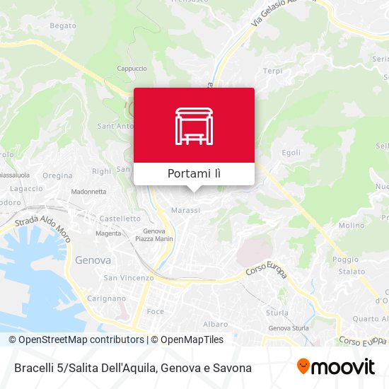 Mappa Bracelli 5/Salita Dell'Aquila