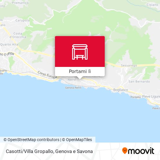 Mappa Casotti/Villa Gropallo