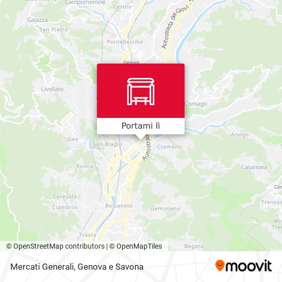 Mappa Mercati Generali