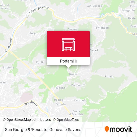 Mappa San Giorgio 9/Fossato