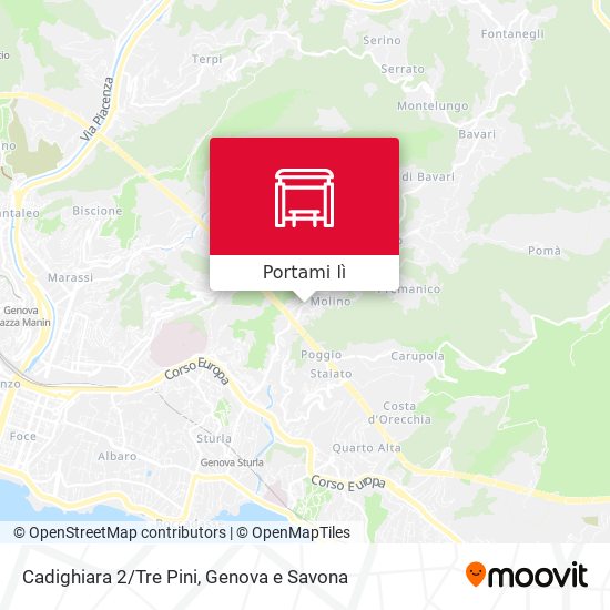 Mappa Cadighiara 2/Tre Pini