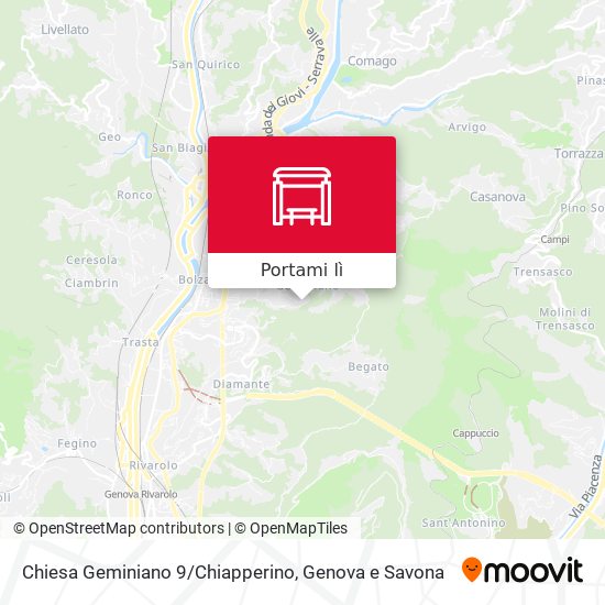Mappa Chiesa Geminiano 9/Chiapperino