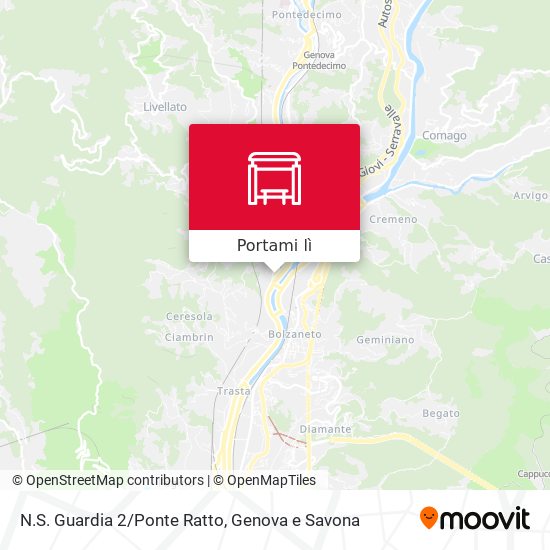 Mappa N.S. Guardia 2/Ponte Ratto