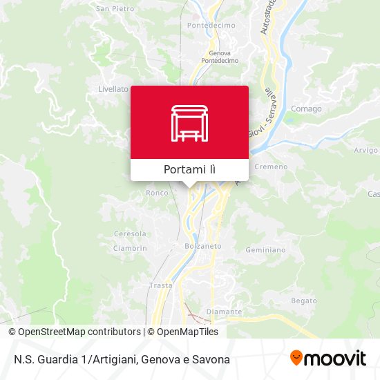 Mappa N.S. Guardia 1/Artigiani
