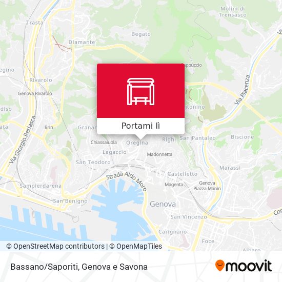 Mappa Bassano/Saporiti