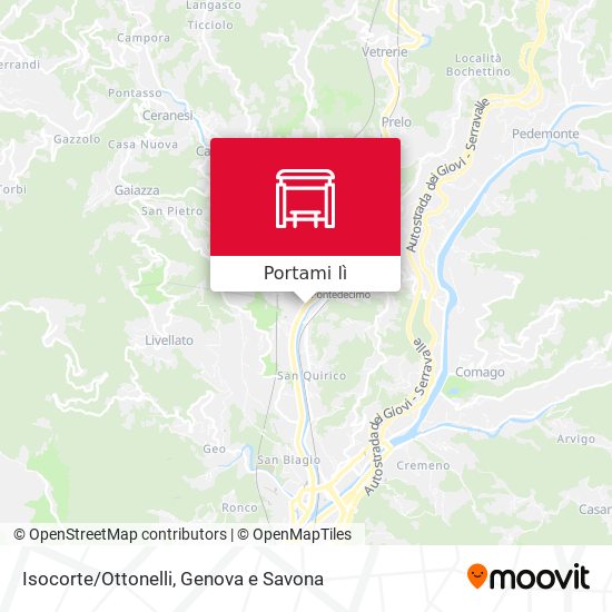 Mappa Isocorte/Ottonelli