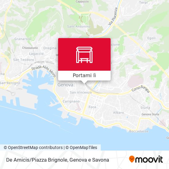 Mappa De Amicis/Piazza Brignole