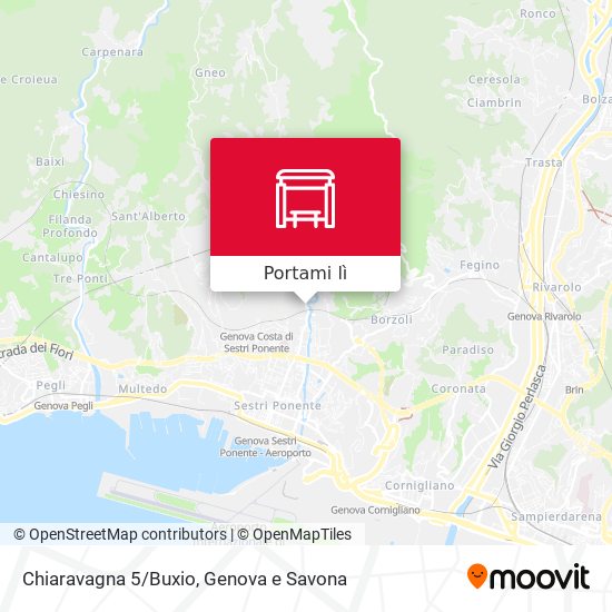 Mappa Chiaravagna 5/Buxio