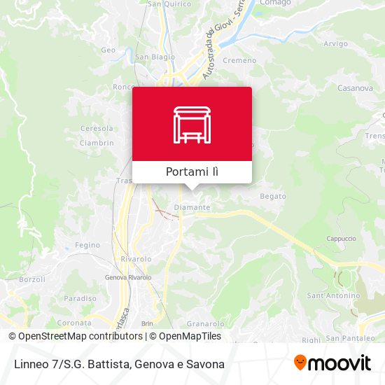 Mappa Linneo 7/S.G. Battista