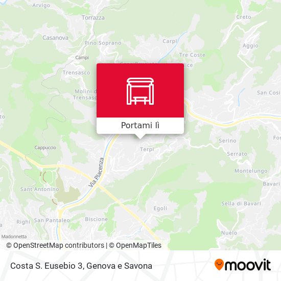 Mappa Costa S. Eusebio 3