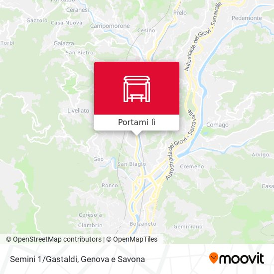 Mappa Semini 1/Gastaldi