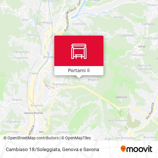 Mappa Cambiaso 18/Soleggiata