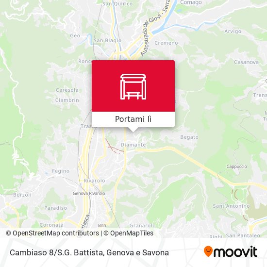 Mappa Cambiaso 8/S.G. Battista