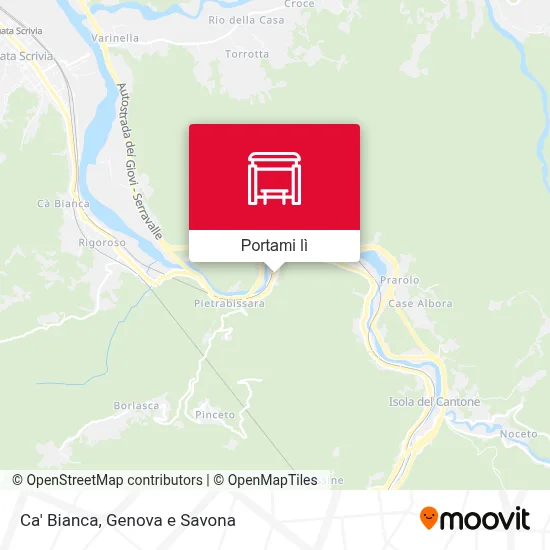 Mappa Ca' Bianca