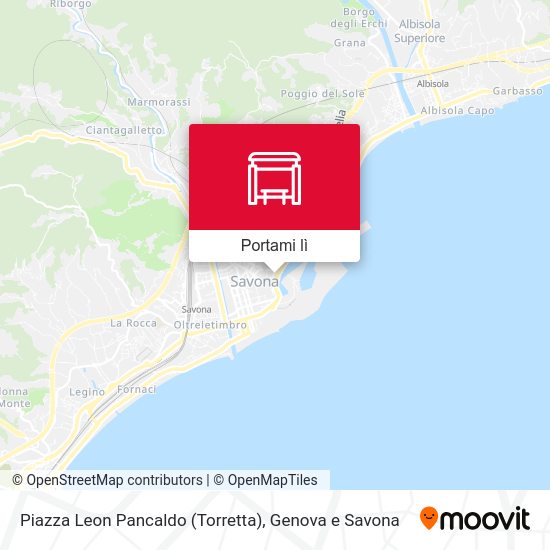 Mappa Piazza Leon Pancaldo (Torretta)